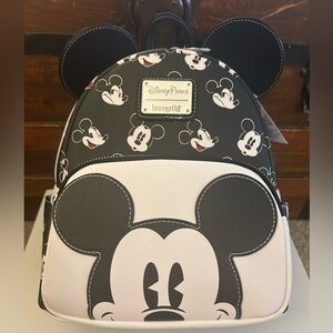 Loungefly Disney Parks Mickey Mouse Faces Mini Backpack - NWT